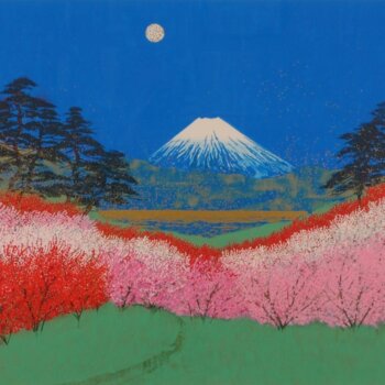 平松礼二  路-花月