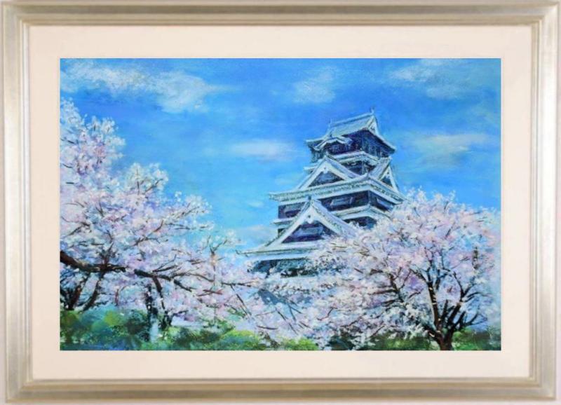 石井清  熊本城の春・E