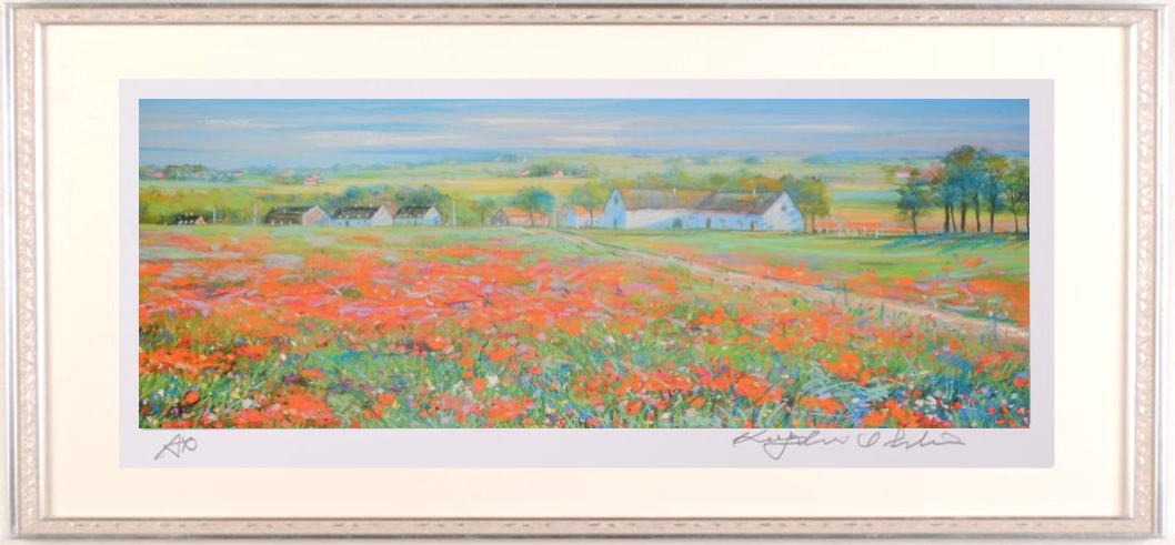 石井清 けしの花咲く牧場・G