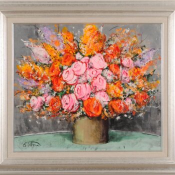 柿田治  薔薇の花束