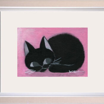 香月和夫 丸黒猫