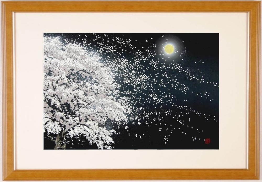 宮本秋風 桜花乱舞