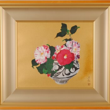 小倉遊亀  盛られた花