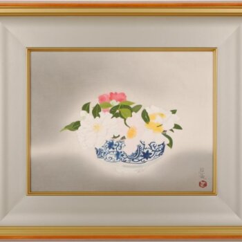 小倉遊亀  山茶花