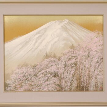 清水規  桜花富士